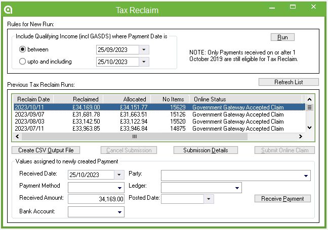 screenshot of AdvantageNFP Fundraiser
